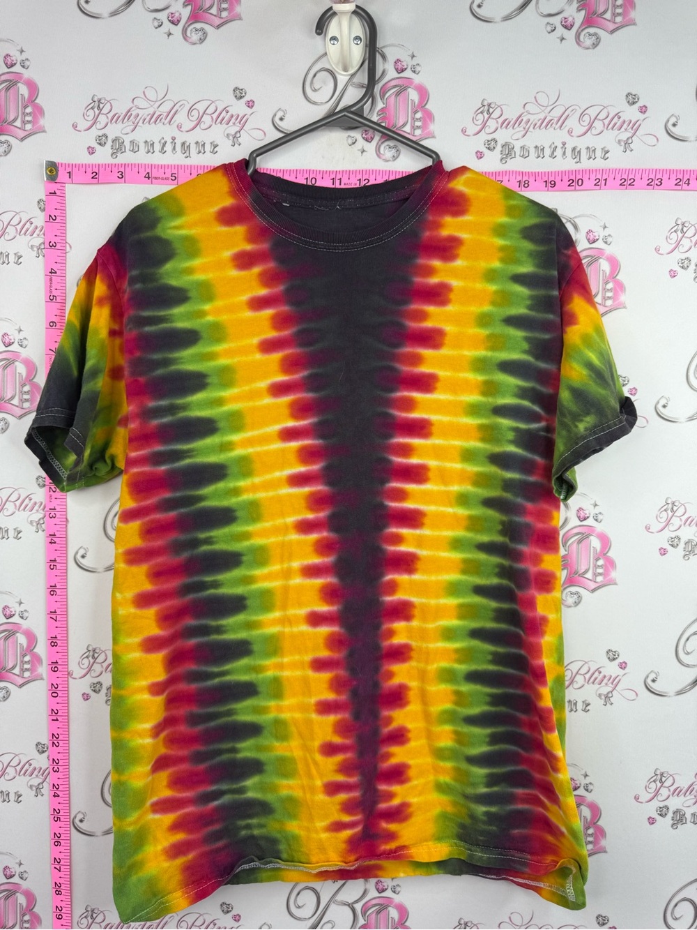 Tiedye shirt T-shirt Tie-Dye Short Sleeve Tee - Multicolor